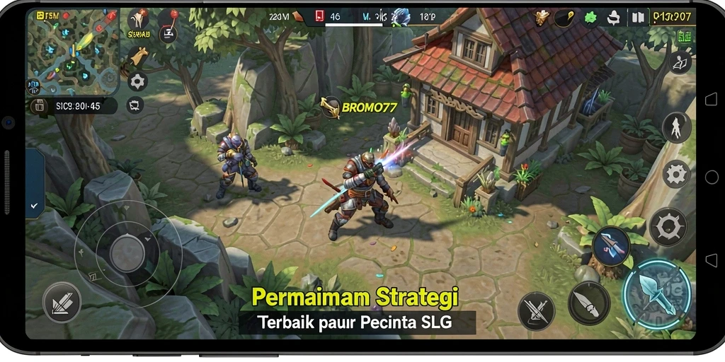 Tampilan menarik dari gameplay BROMO77 yang menantang.