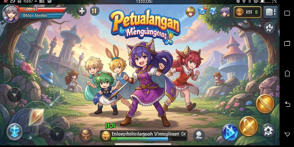 Screenshot D06 menampilkan karakter Anime yang menarik dalam aksi.