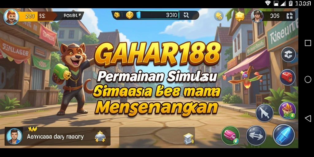 Tampilan gameplay seru dari GAHAR188 yang menakjubkan.