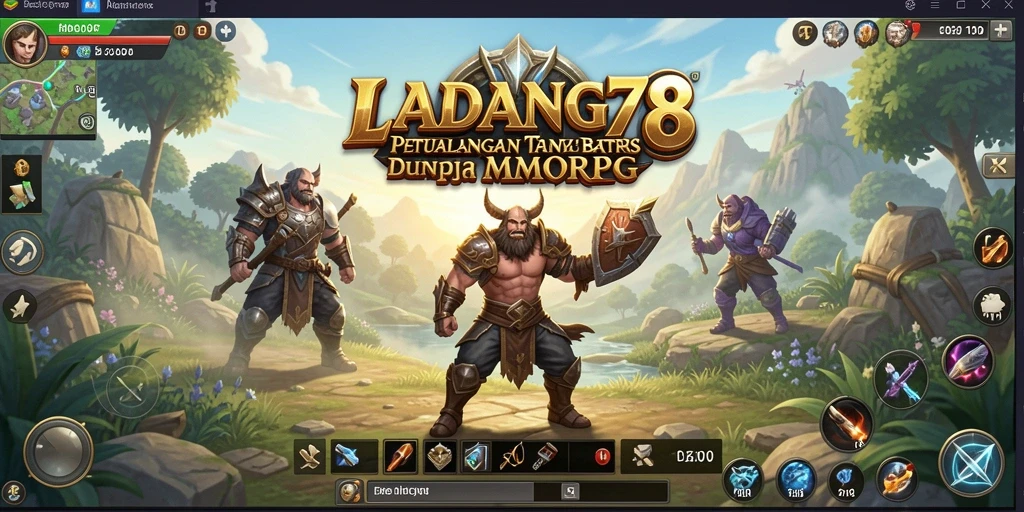 Tampilan menarik dan gameplay mendalam di LADANG78.