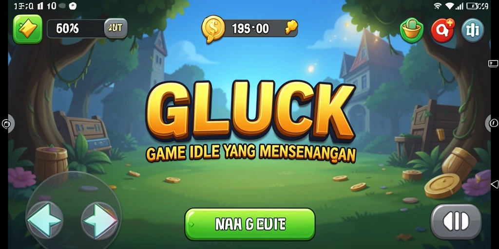 Tampilan gameplay QGLUCK yang menarik dan berwarna.