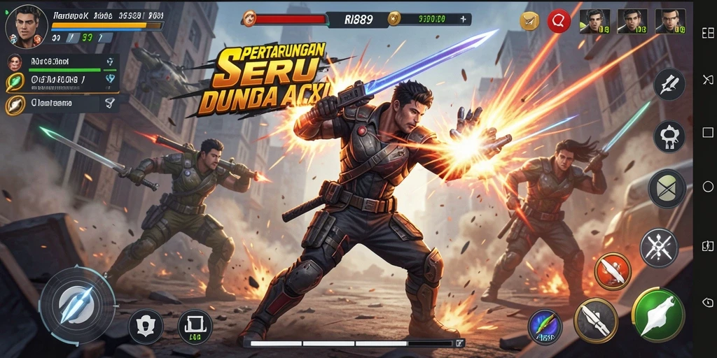 Tampilan gameplay RI889 yang menegangkan dan seru.